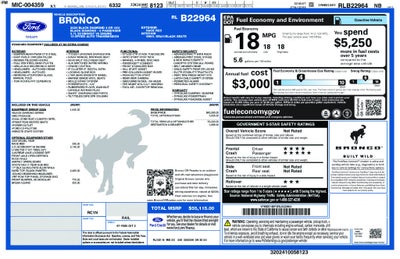 2024 Ford Bronco Black Diamond