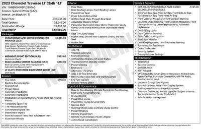 2023 Chevrolet Traverse LT Cloth