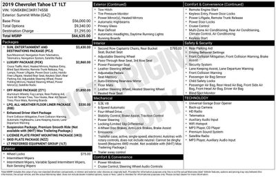 2019 Chevrolet Tahoe LT