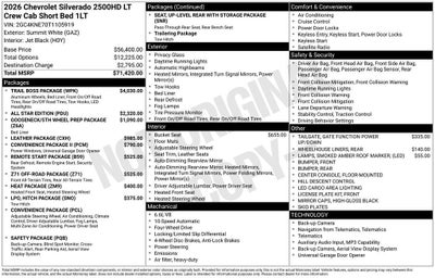 2026 Chevrolet Silverado 2500 HD LT