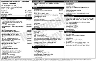 2026 Chevrolet Silverado 2500 HD LT