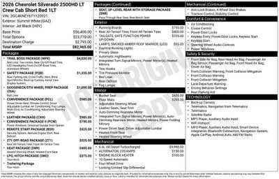 2026 Chevrolet Silverado 2500 HD LT