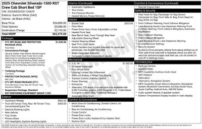 2025 Chevrolet Silverado 1500 RST