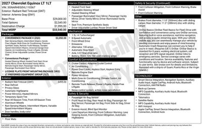 2027 Chevrolet Equinox LT