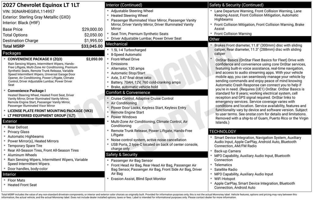 2027 Chevrolet Equinox LT