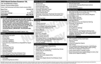 2023 Buick Enclave Essence