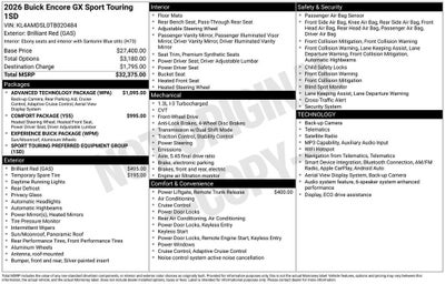 2026 Buick Encore GX Sport Touring