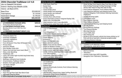 2026 Chevrolet Trailblazer LS