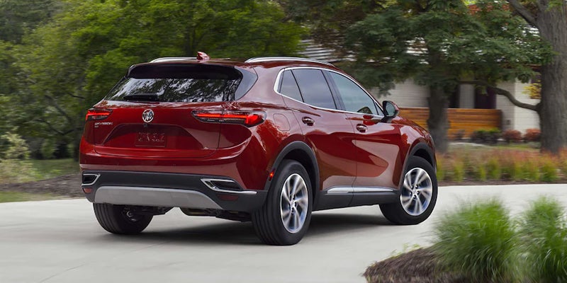 back side close up view of buick envision