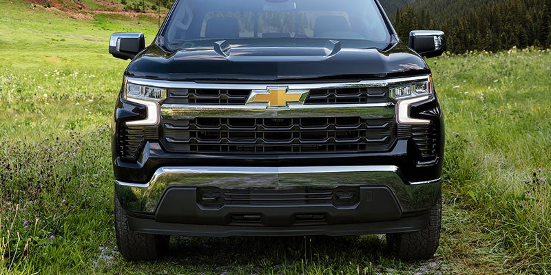 Front view of the silverado