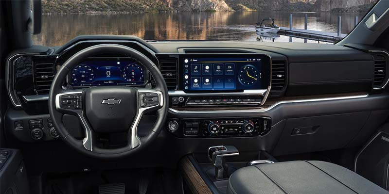 Modern Interior of a 2023 Chevy Silverado 1500