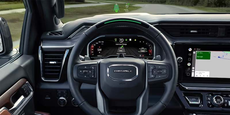 Inside the 2019 Ram 1500, featuring a sleek dashboard